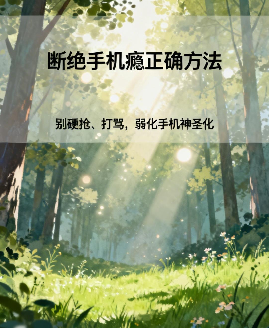 断绝孩子手机上瘾最快的偏方，很多家长都用错了想要快速戒掉孩子手机瘾，别硬抢