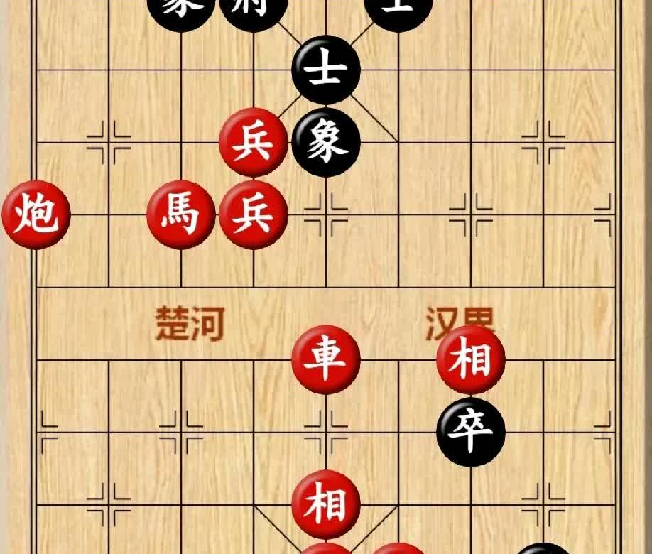 来一盘精妙绝伦的象棋对弈视觉盛宴！面临着黑棋一步即杀的严竣形势，红方巧妙地利用车