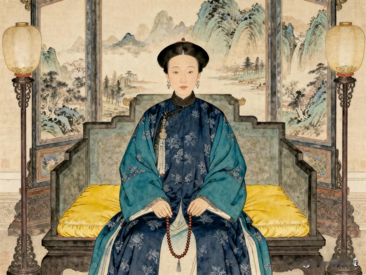 不过皇太极后宫佳丽不少，最得宠的是她姐姐海兰珠。在史料记载里，孝庄早期并不算特别