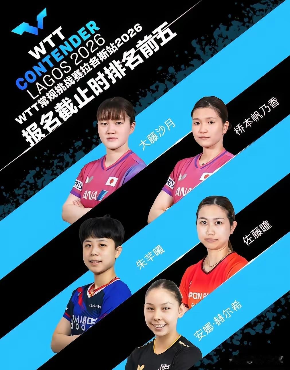 笑死我了！大藤沙月被拒绝参加世乒赛后，直接拒绝了名古屋亚运会，报名了wtt拉各