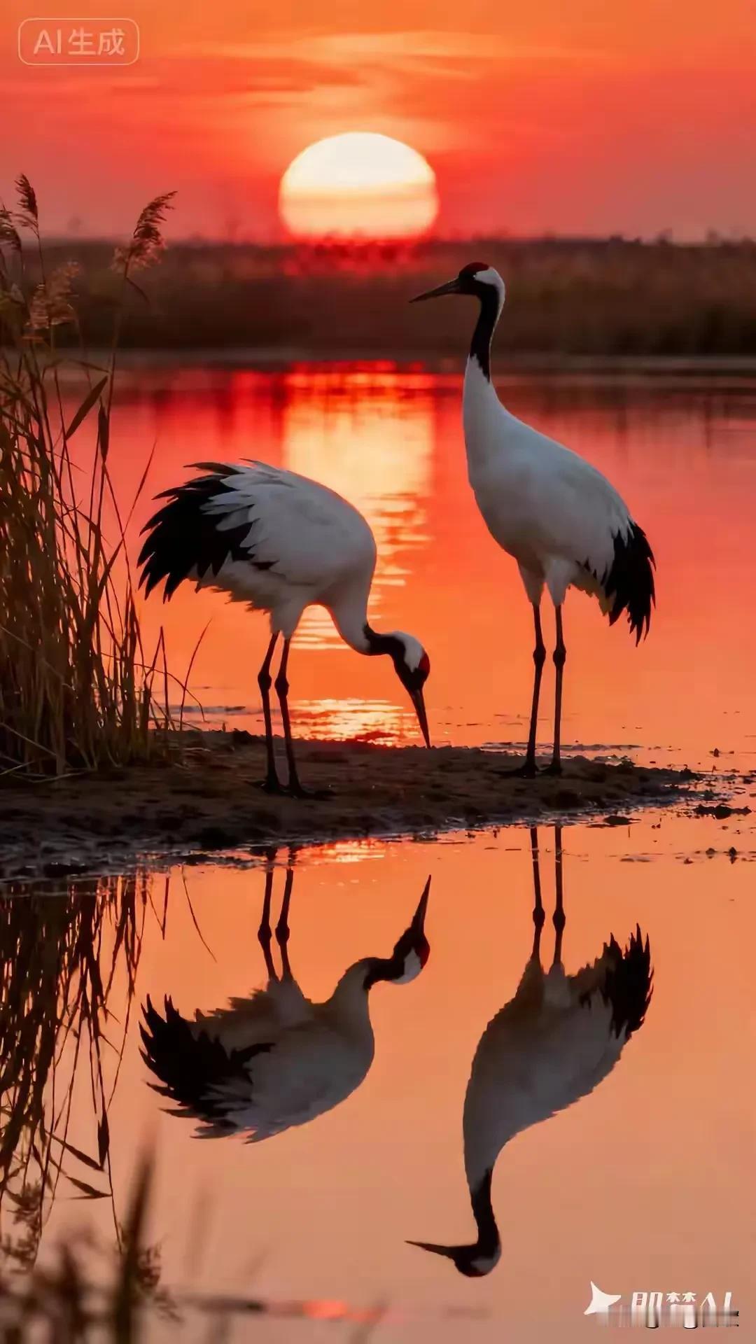 上联:秋色连波寒烟翠下联:霜染江水晚照红横批:暮色苍茫