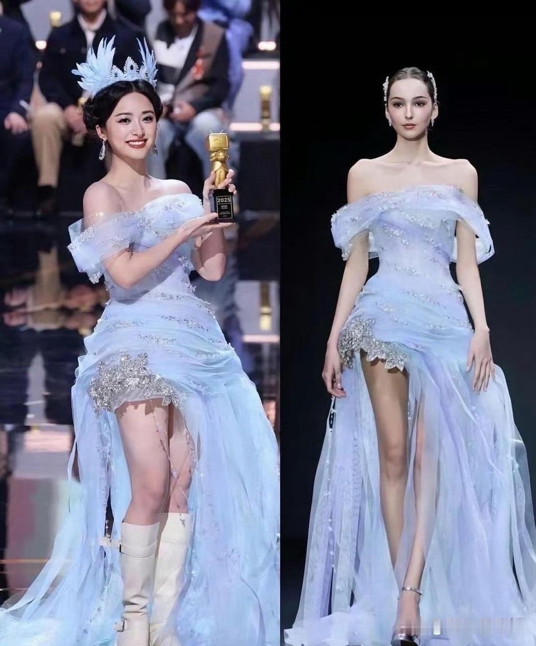 沈月应该只输在了身高上，其它一点都不差