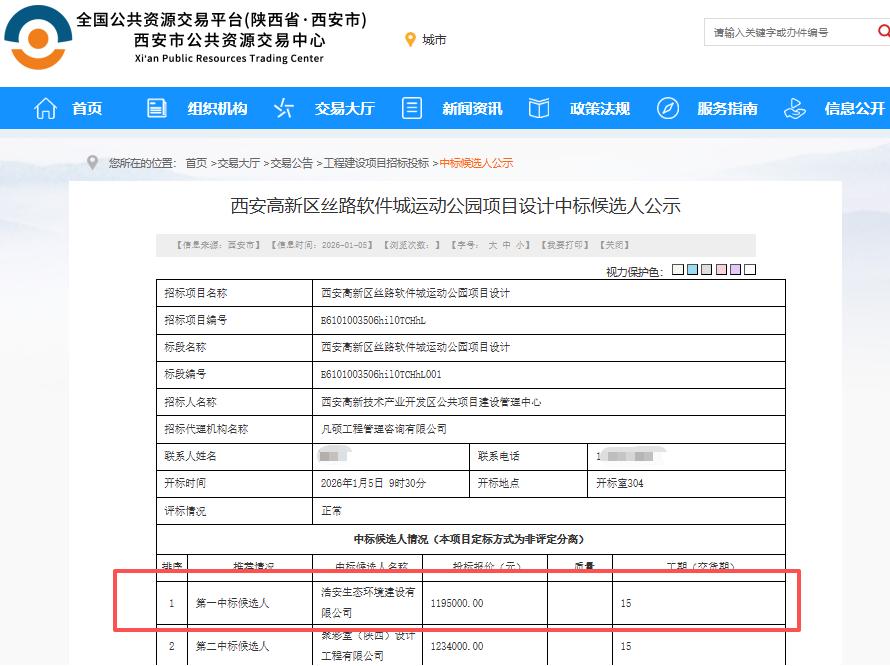 占地约70.6亩！西安这里即将新增一座公园！项目设计中标候选人公示....1