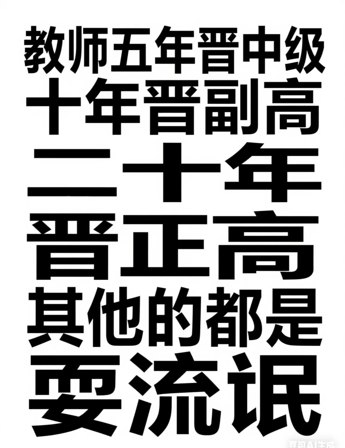 熬到头发白也评不上副高？新法来了，初级中级直接按教龄升！过去800人抢1