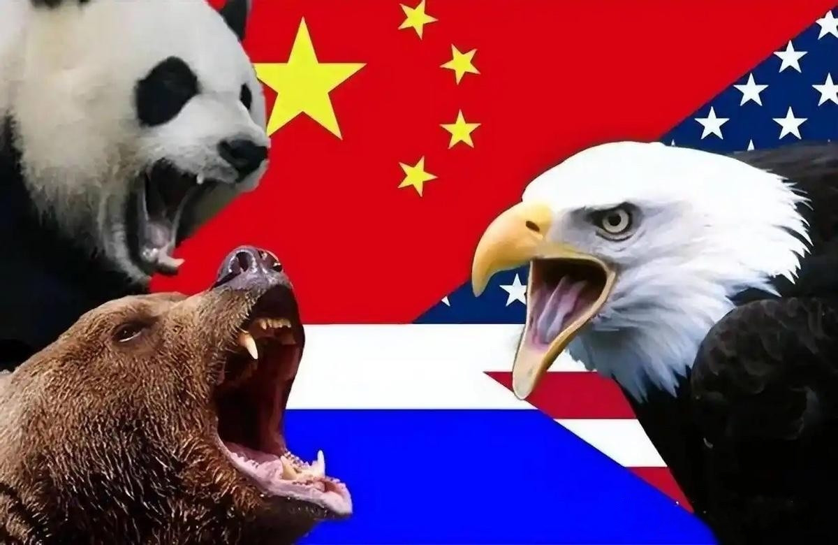 你知道吗？中美俄三角关系可是发生大变化啦！冷战时，美苏像北极熊，咱中国是小老虎，