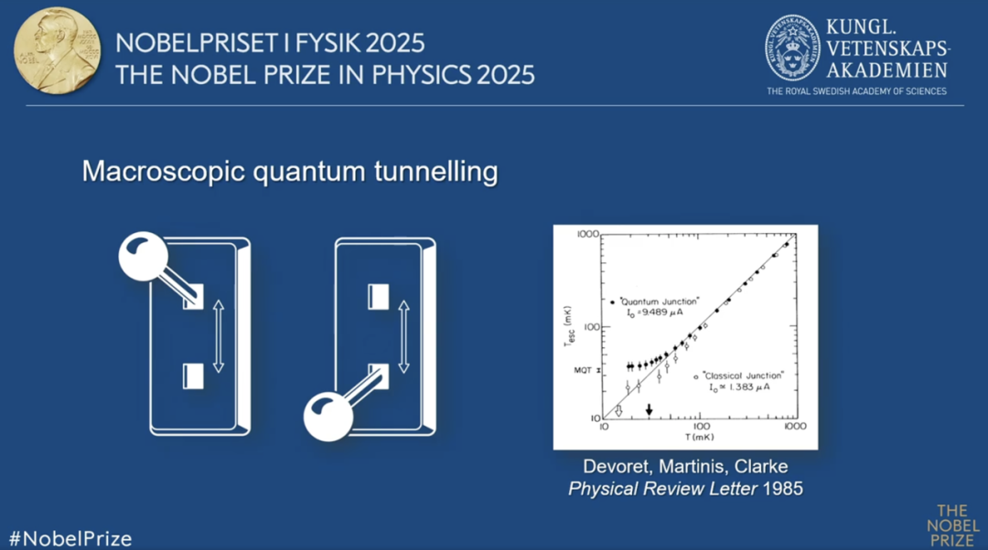 2025诺贝尔物理学奖花落宏观量子隧穿: 他们在实验中「造出」了薛定谔的猫