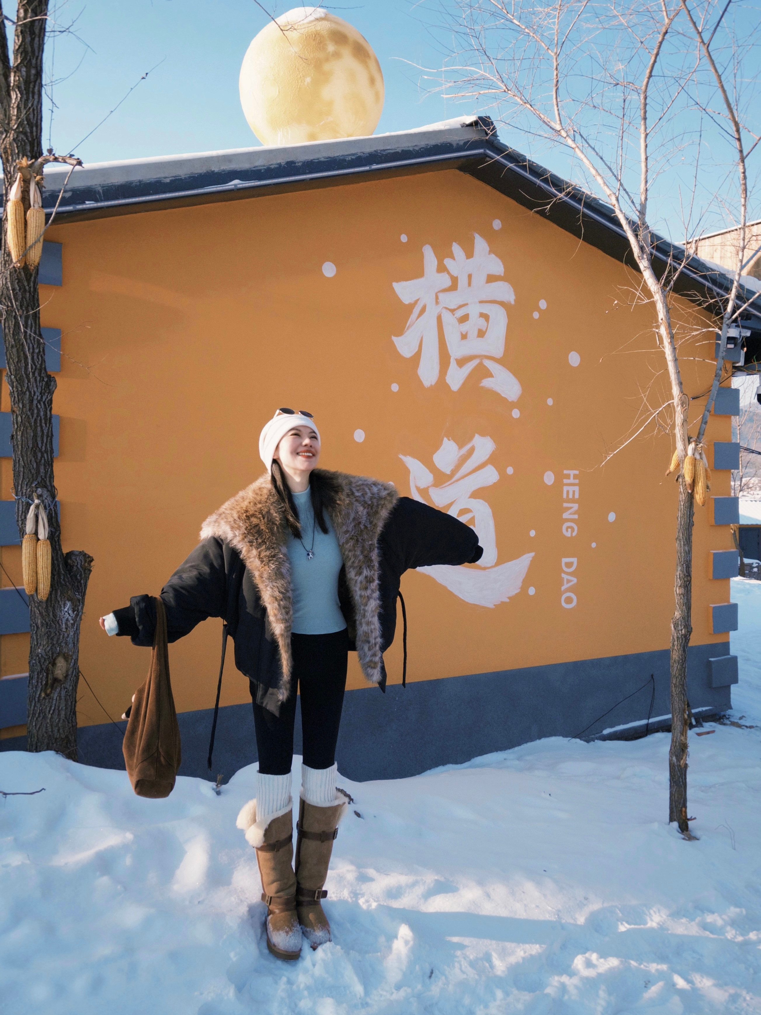 Dazz拍的冬日胶片🧣今天穿什么