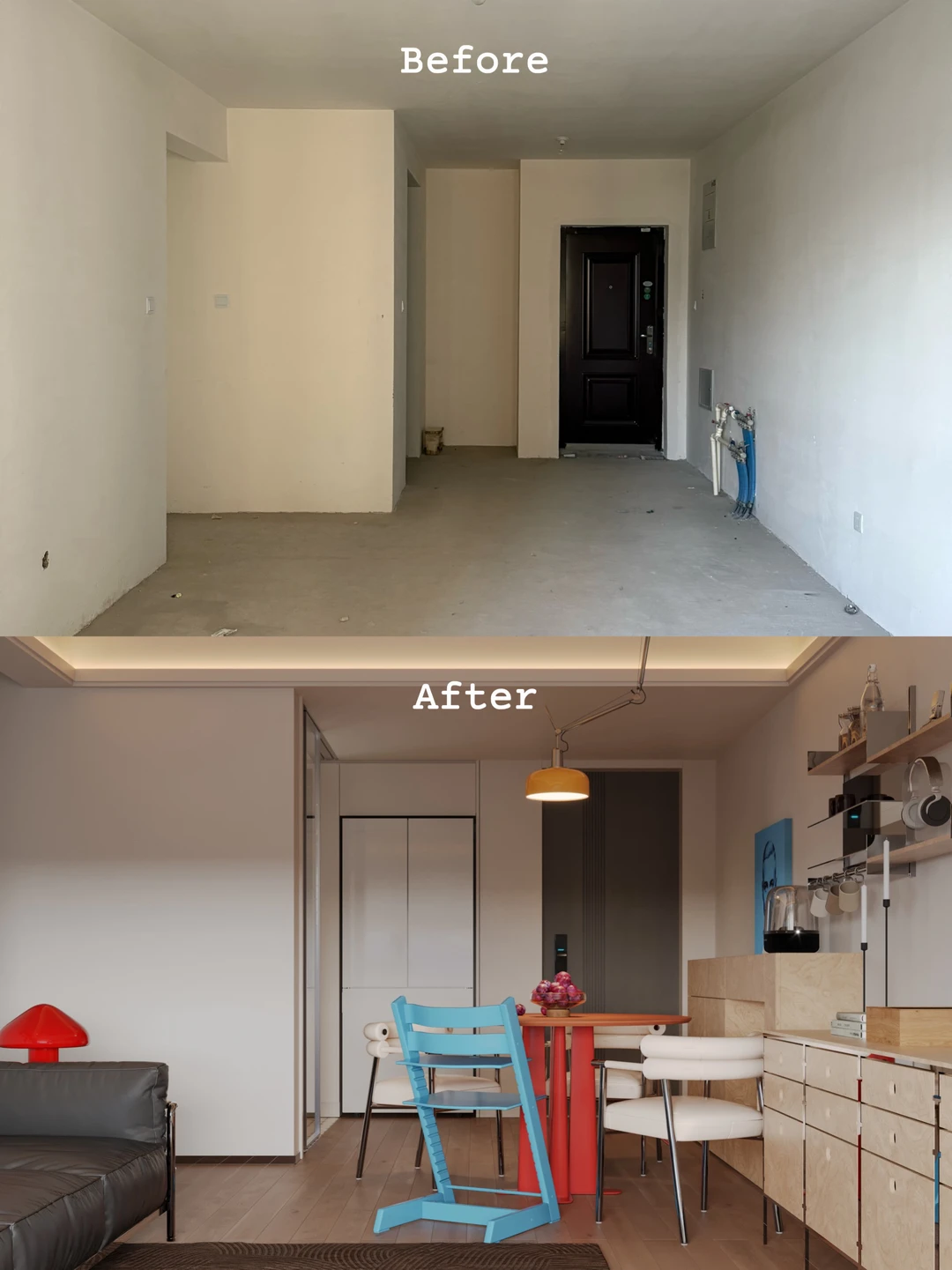 Befor/After从毛坯继续开启新家落地计划🏠
