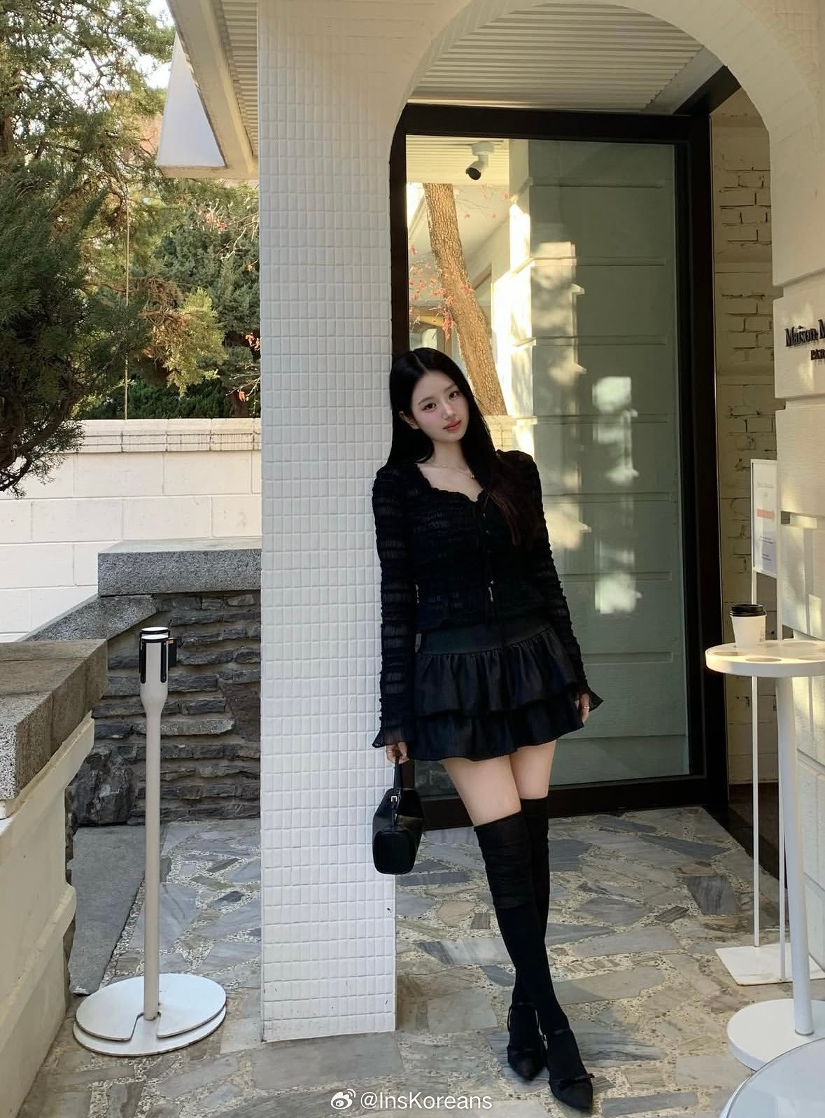 穿搭分享连续更新第2782天韩国时尚女生日常搭配韩国女生有一部分喜欢的淑女型女