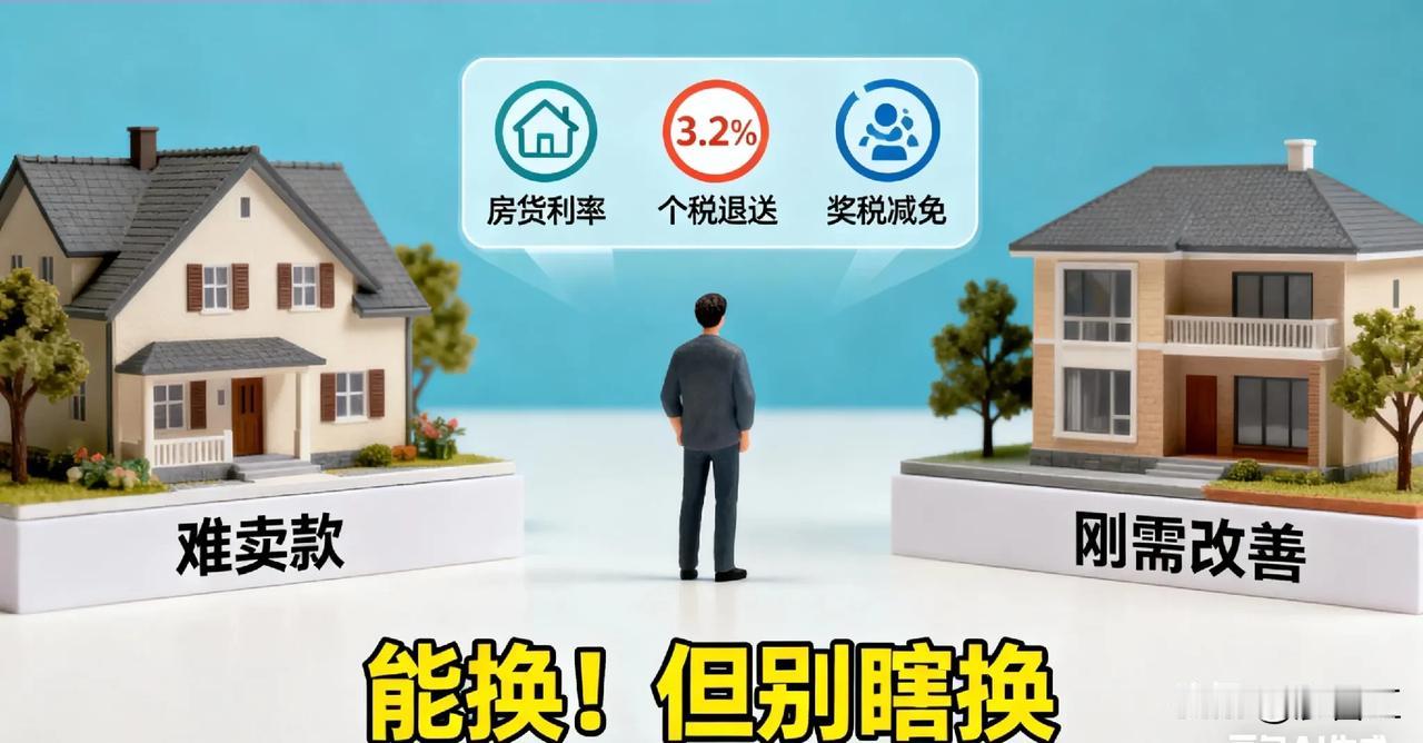 纠结现在要不要卖房换房？我的答案就俩字：能换！但别瞎换！现在的政策真的是在