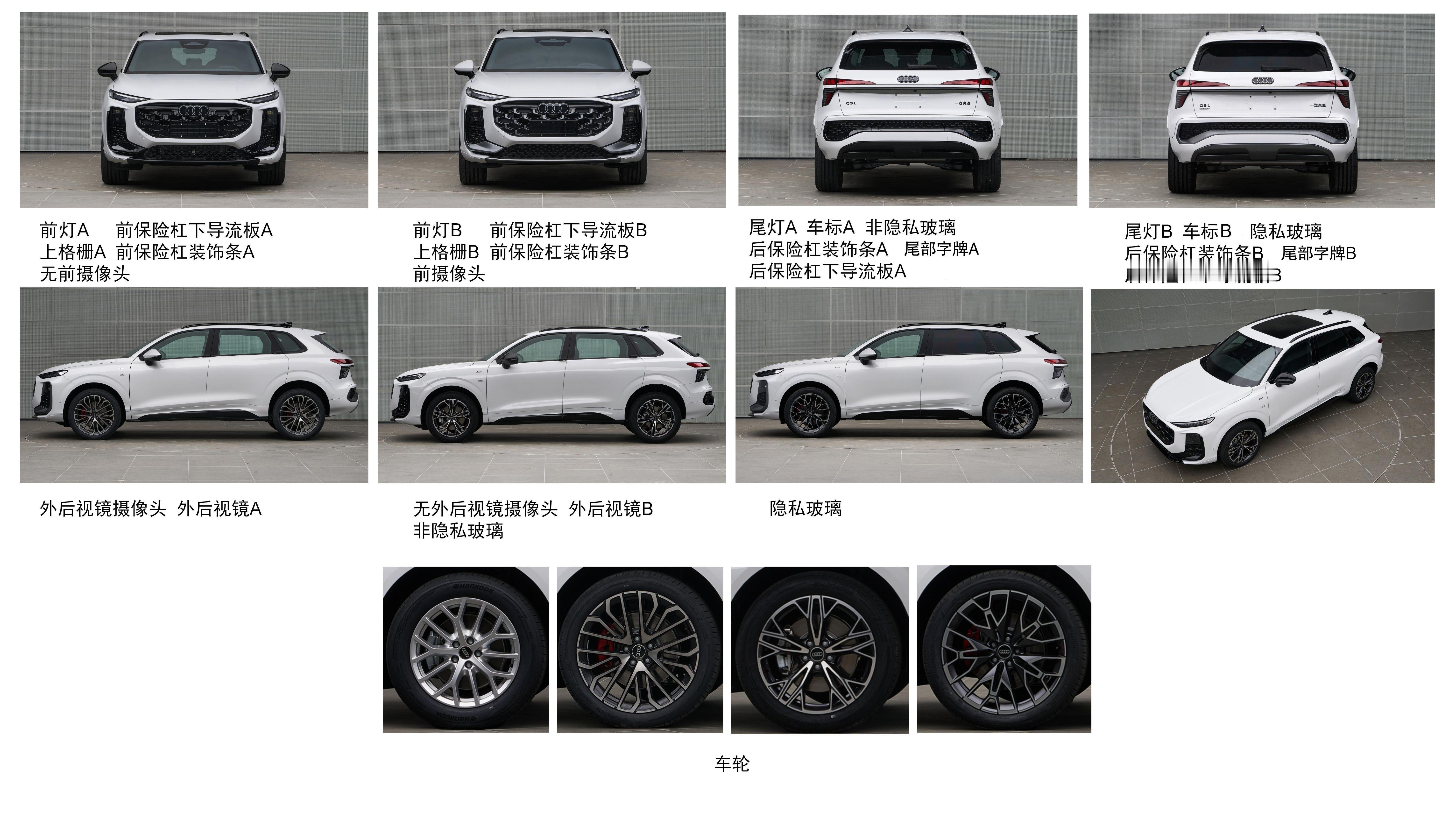 “小号Q5L”！第三代奥迪Q3L申报，轴距加长至2791mm