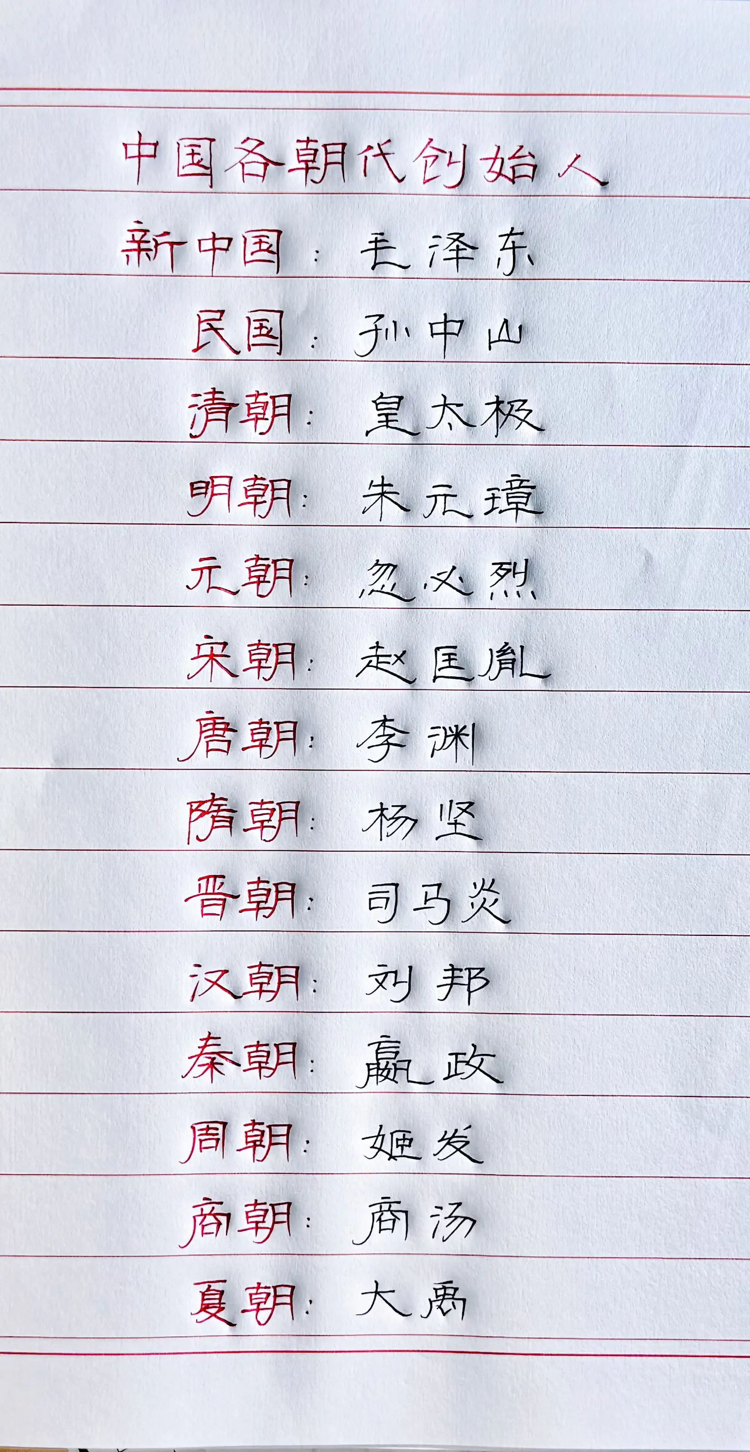 手写 历史 隶书自由体 写字是一种生活