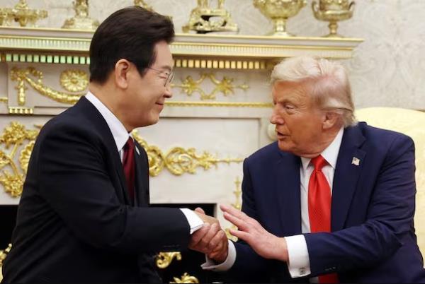 特朗普算了一笔账：美国在韩驻军39000人每年耗费数10亿美元，结果他请李在明在