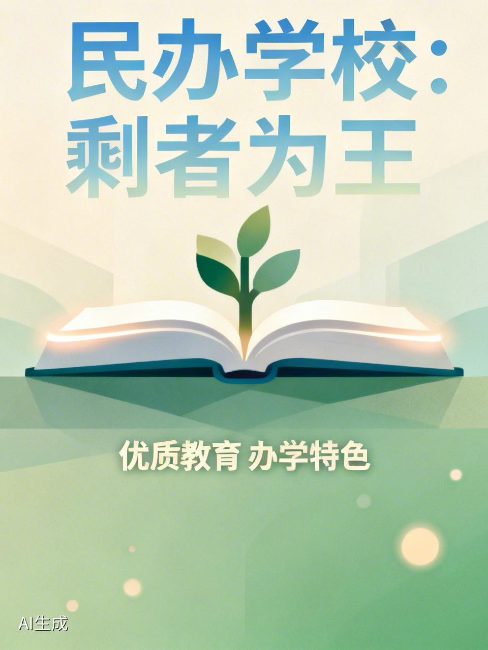 民办学校，剩者为王！目前，中国的民办学校正在经历重大洗牌。在未来几年，那些高