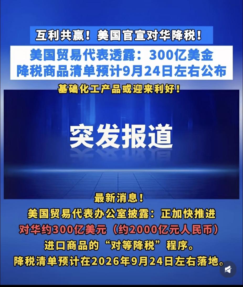 中美要坐下来一定是要聊关税的这就要看谁手里的牌多、谁手里的牌少，对面刚加息