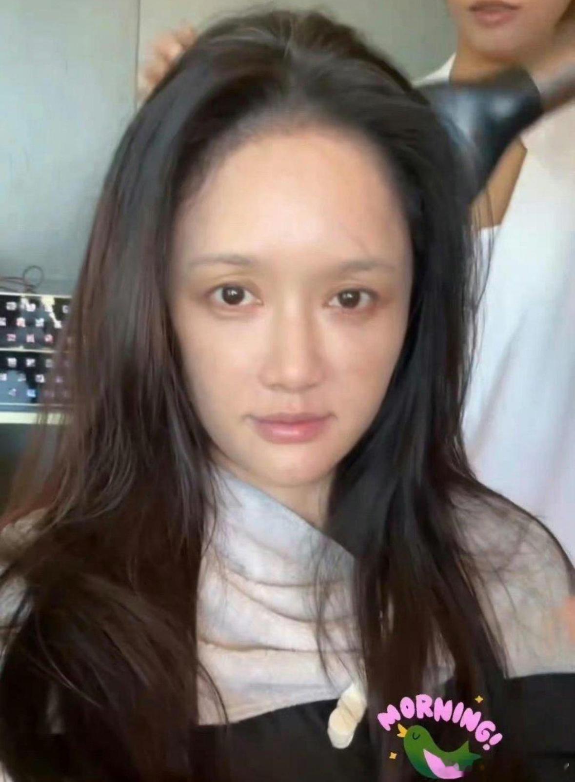 陈乔恩公开自己的素颜照，你觉得咋样