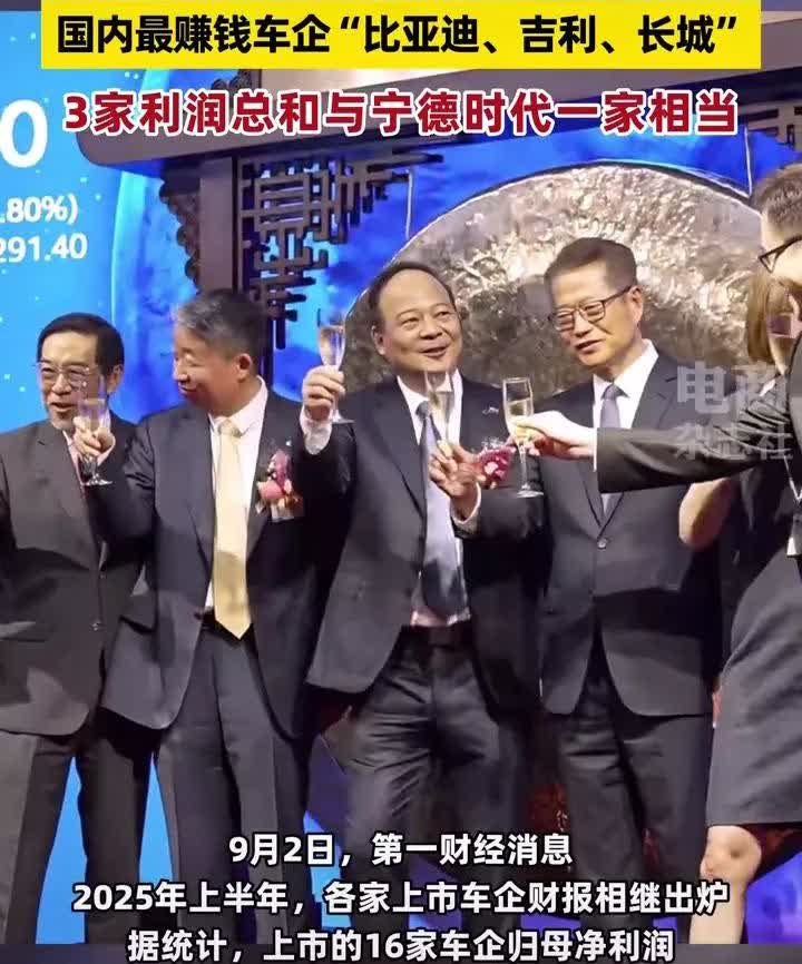 到今天才知道，原来王传福、李书福、魏建军、雷军、李斌、李想这些车企老总都是在给曾