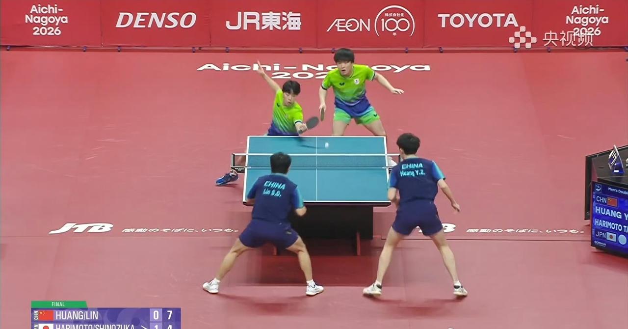 你俩的默契程度比日本这对组合要好，张本实力比你们好，但筿冢大登不行啊，盯着他打[