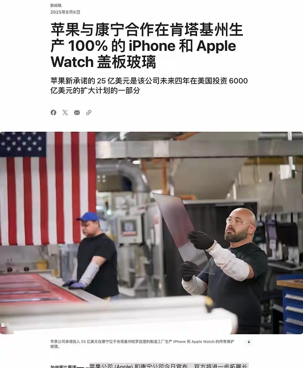 美国人民喜迎流水线工作，热烈欢迎苹果手机回国建厂，那些将产能转移至印度的苹果配套