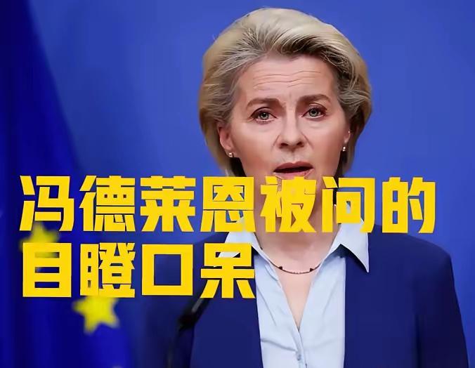 冯德莱恩为什么会被问得装聋作哑、低头沉默？​在12月初欧盟的一次内部会议上，冯