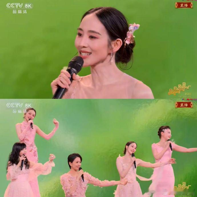 想学张钧甯春晚妆容张钧甯直接长在了我的审美点上，这样的妆容就是把她的美给放大化