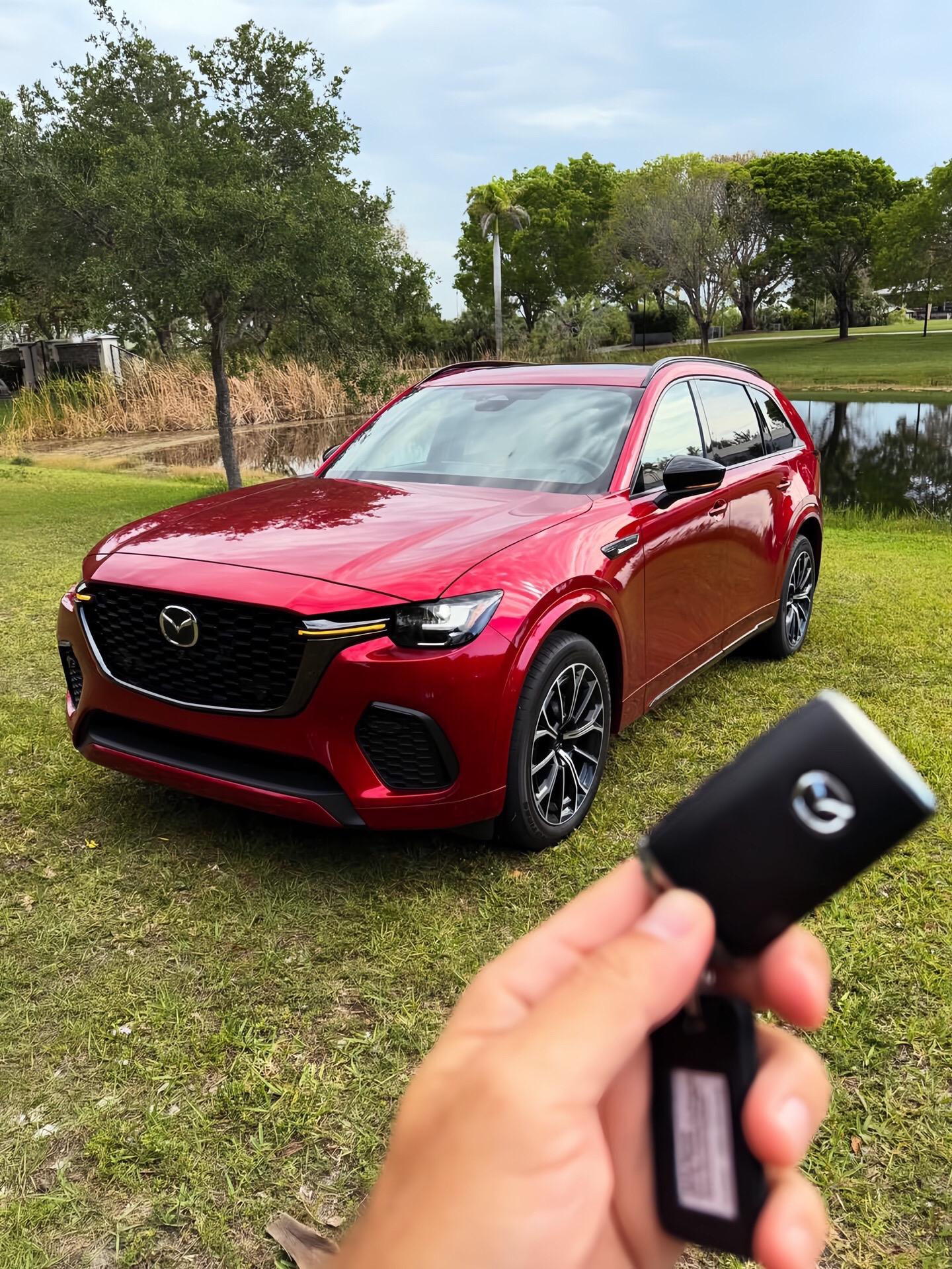 2026年款的Mazda CX-70  Mazda在推动高端领域，但它...