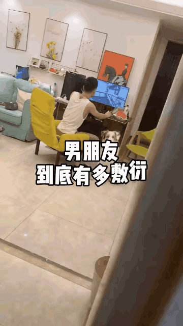 狗子都看不下去了，看来这顿打是少不了了[捂脸哭]