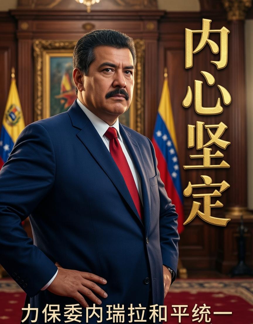 绝不低头！马杜罗发声：内心坚定，力保委内瑞拉和平统一当地时间28日，委内瑞拉
