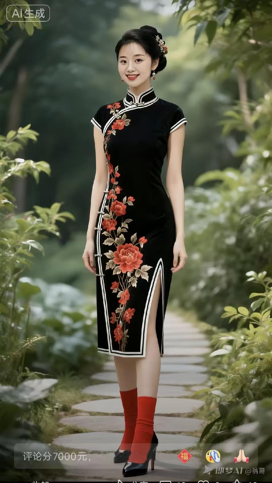 唯美之境典雅明艳韵悠长，温婉古韵绽瑞光。精致清丽皆入画，雅致大气映华章。