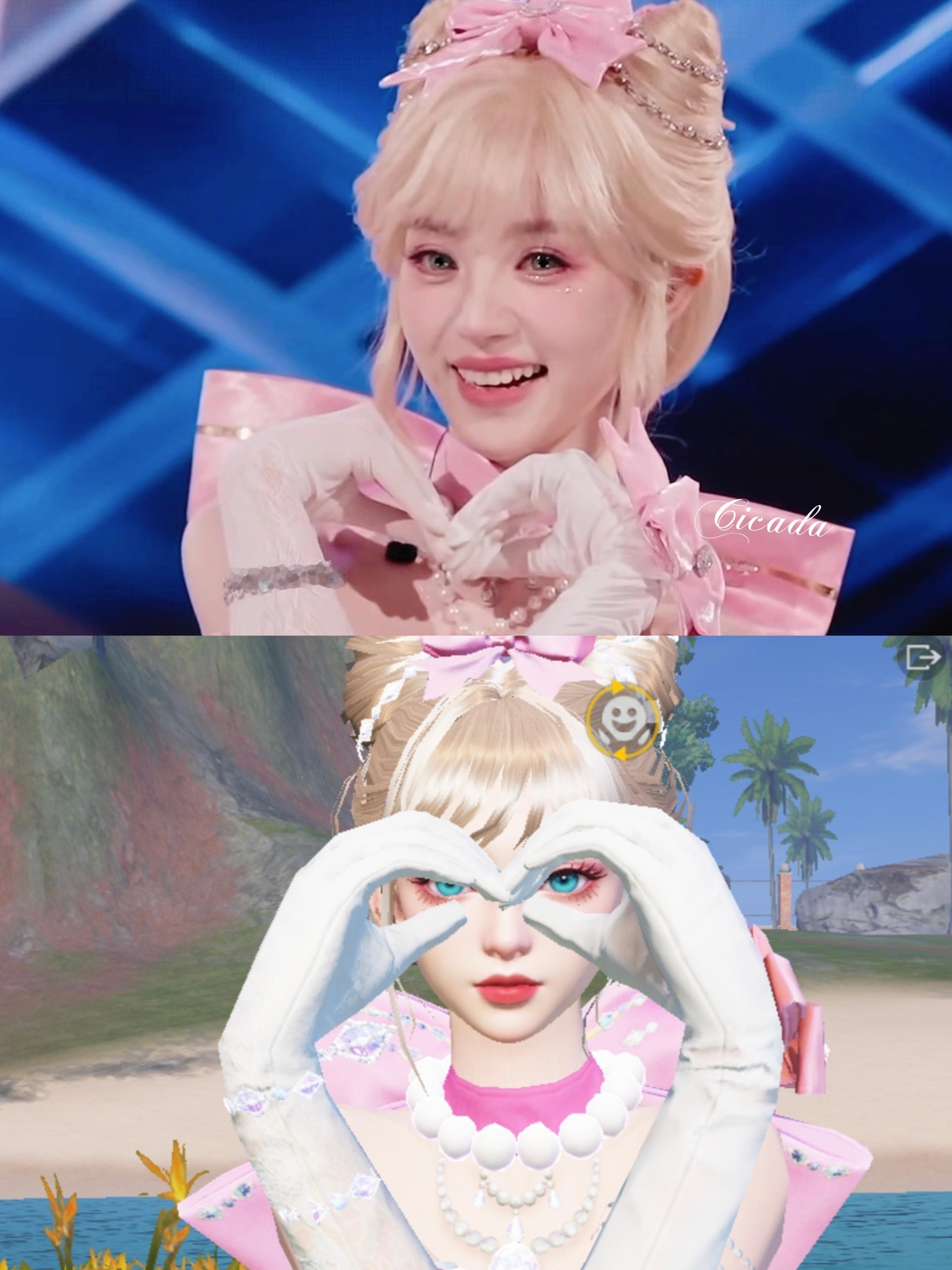 cosplay漫展返图次元吃谷大会盲盒游戏二创田曦薇千金淑猫COS第一个想到让田