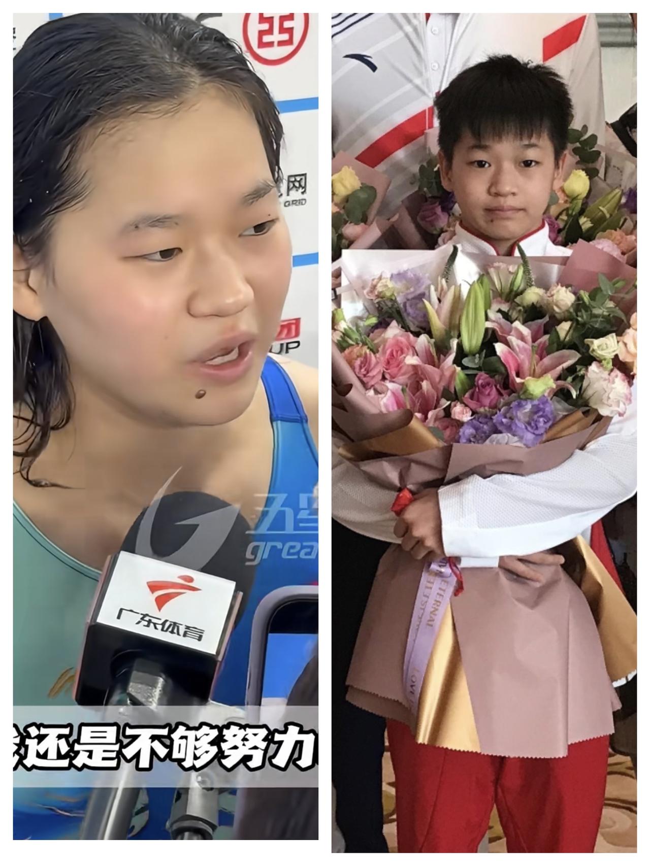 “其实就是全红婵发育期胖了，瘦下来还会再创新高。”原以为全运会全红婵跟王