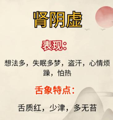 你是哪种肾虚？5种舌象特征，对应身体表现