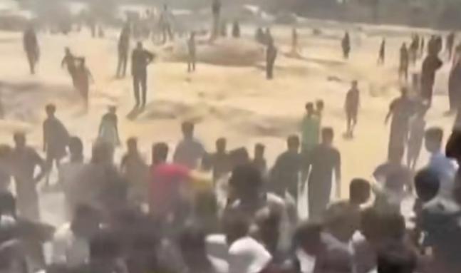 为什么几百万加沙人，宁可坐在沙漠里等着别人援助，也不拿起武器起来反抗。待宰的猪羊