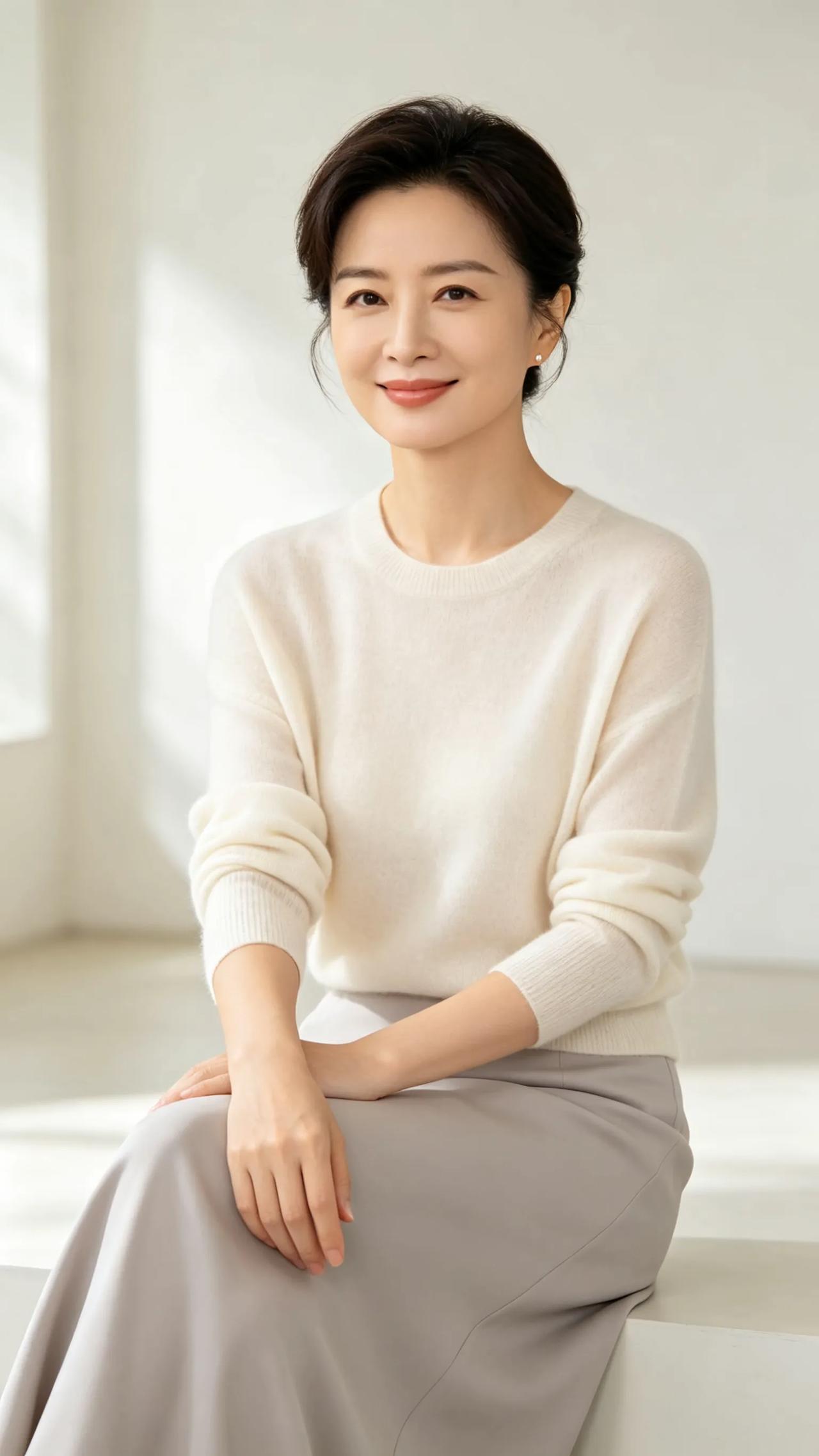 舞台上端庄大气的央视名主持，私下里竟是这般温婉动人。褪去华丽的礼服与聚光灯，简