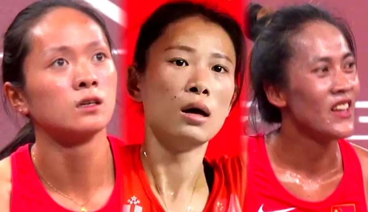 中国女子跳跃，跳高1.90米，跳远6.6米，三级跳14.5米——全都没进世锦赛决