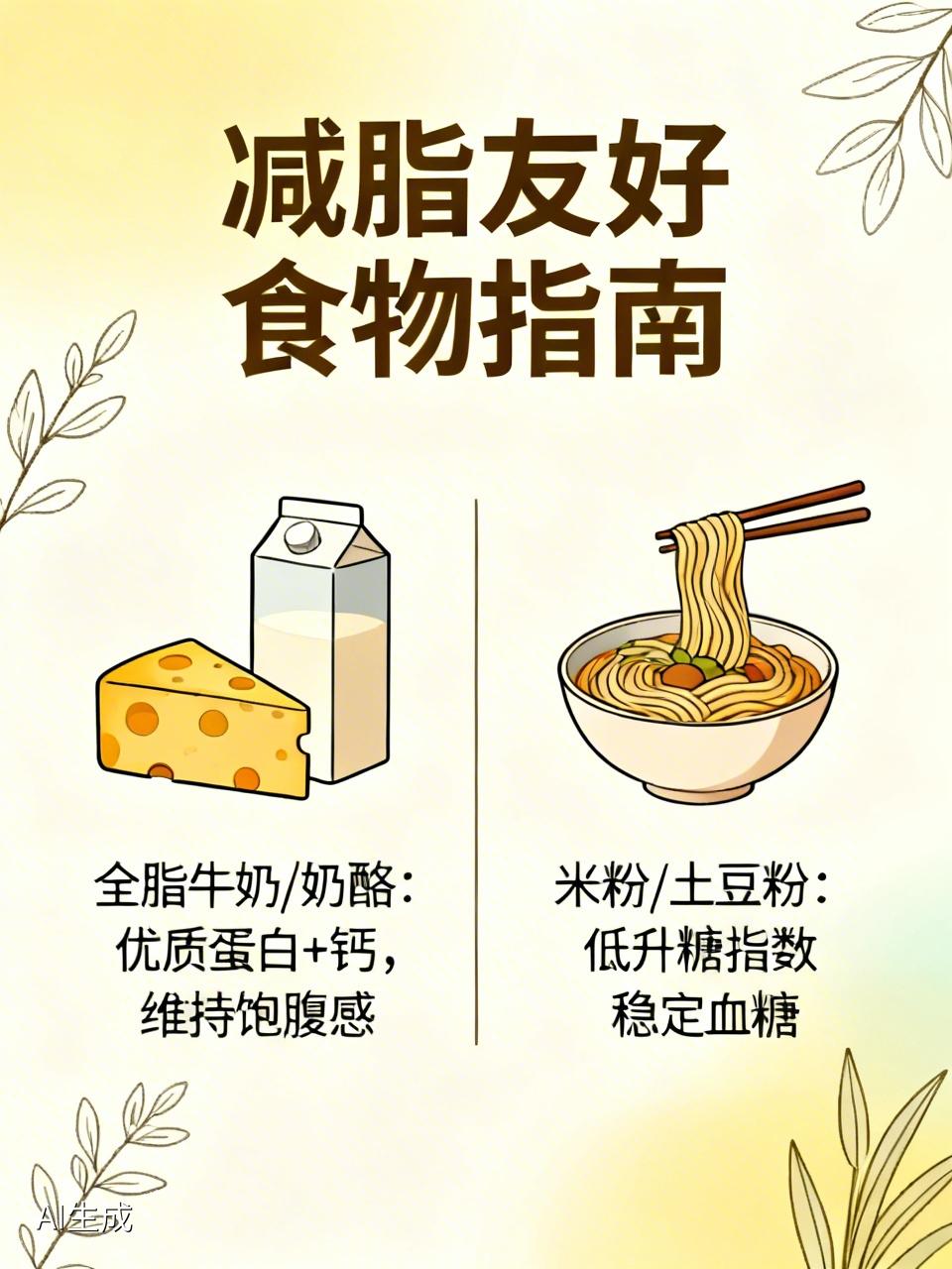 很多人减肥时对高脂肪、高热量食物避之不及，可最后往往越减越馋。其实有些食物看似是