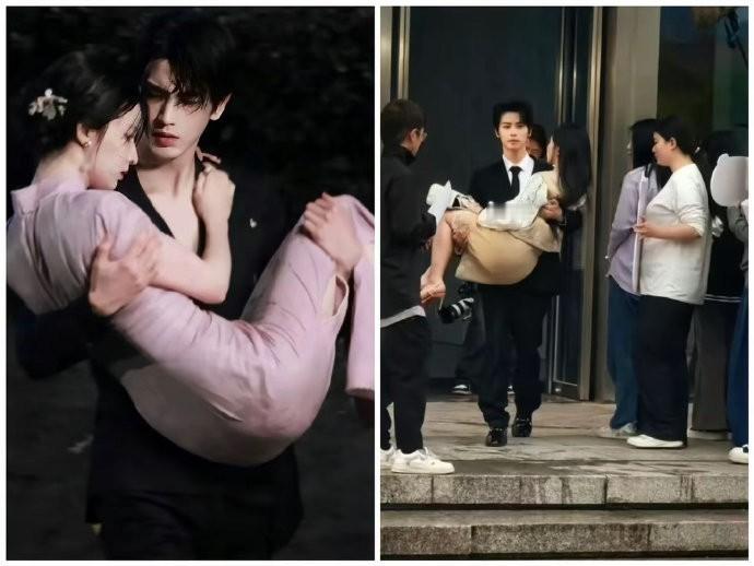 短剧演员终究是比不上明星的，看这身高还有身材，差一大截哦