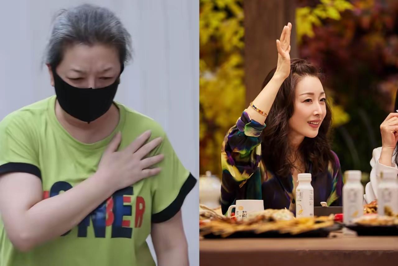 江珊现状，告诉所有女人一个道理，你的头发可以不染，但身材一定要管理，不然昔日大美
