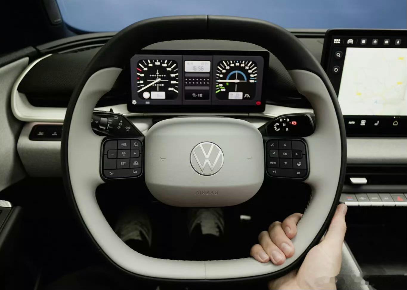 聊聊大家这两天都在发的大众ID.Polo这内饰：这仪表为什么都喜欢？很简单，因为