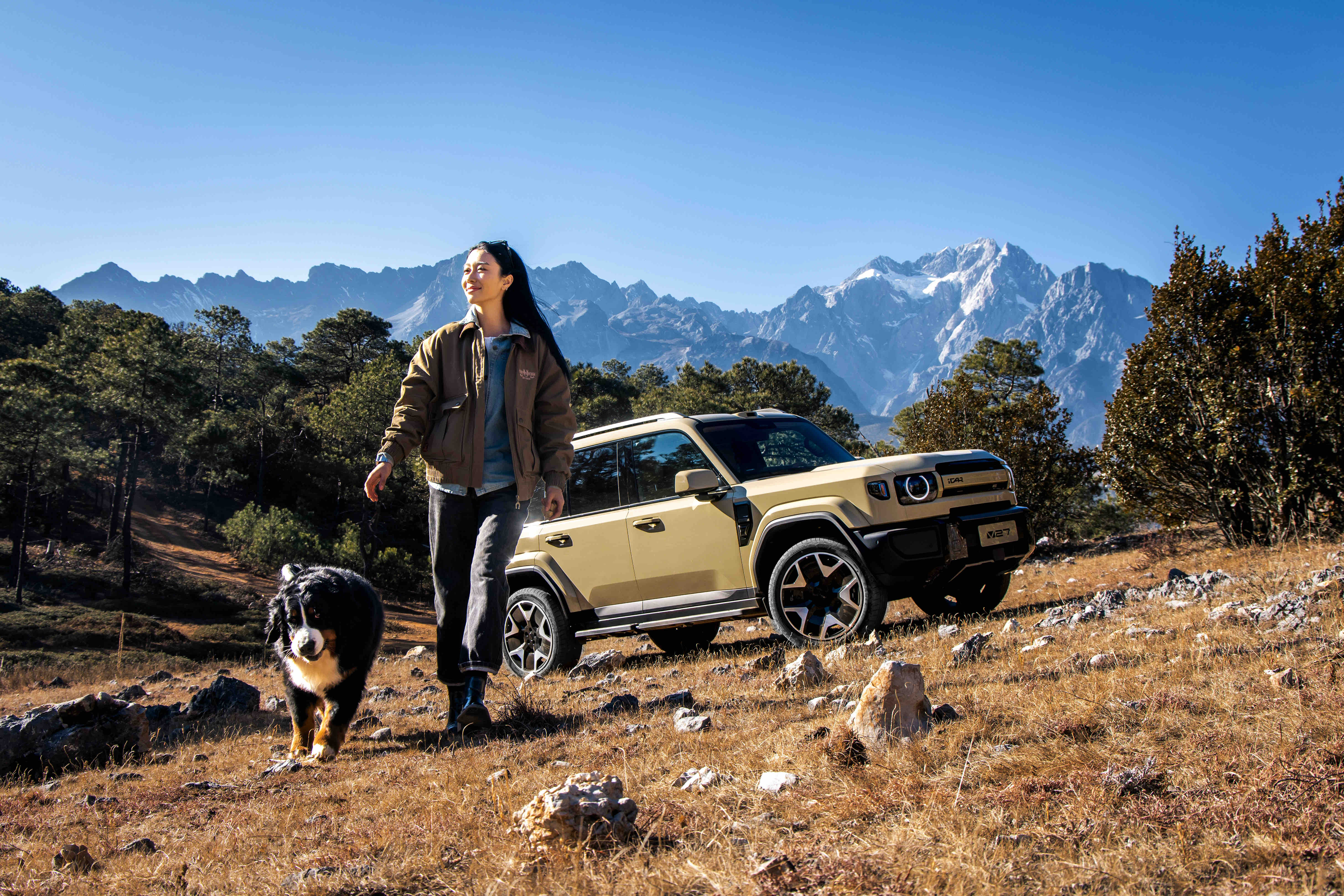 3月3日iCAR联合地平线官宣，家庭新硬派SUViCARV27定档...