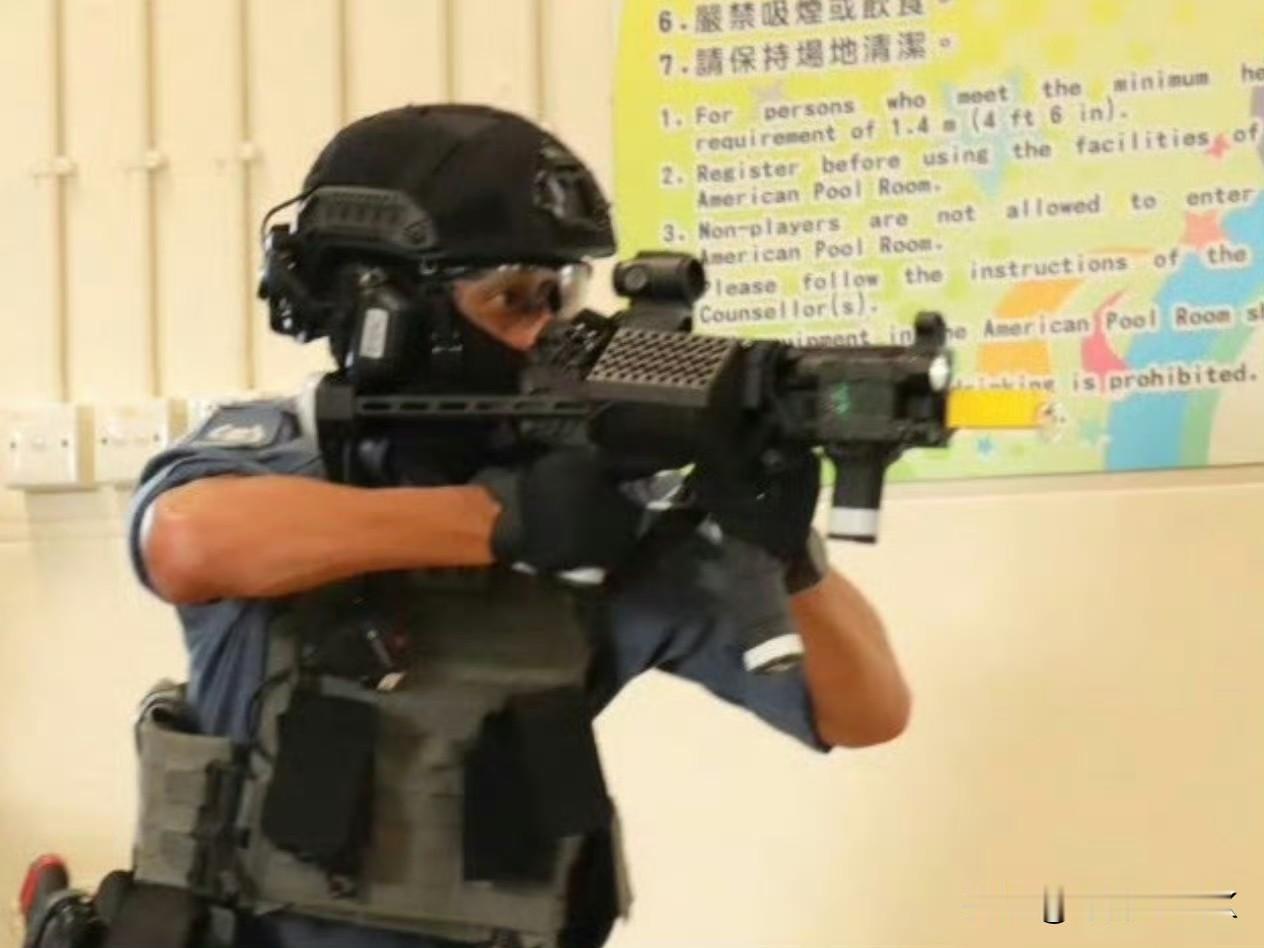 正在加速武器国产化的香港警队香港警队在今年举行的“安桥”多部门反恐演习中，公开