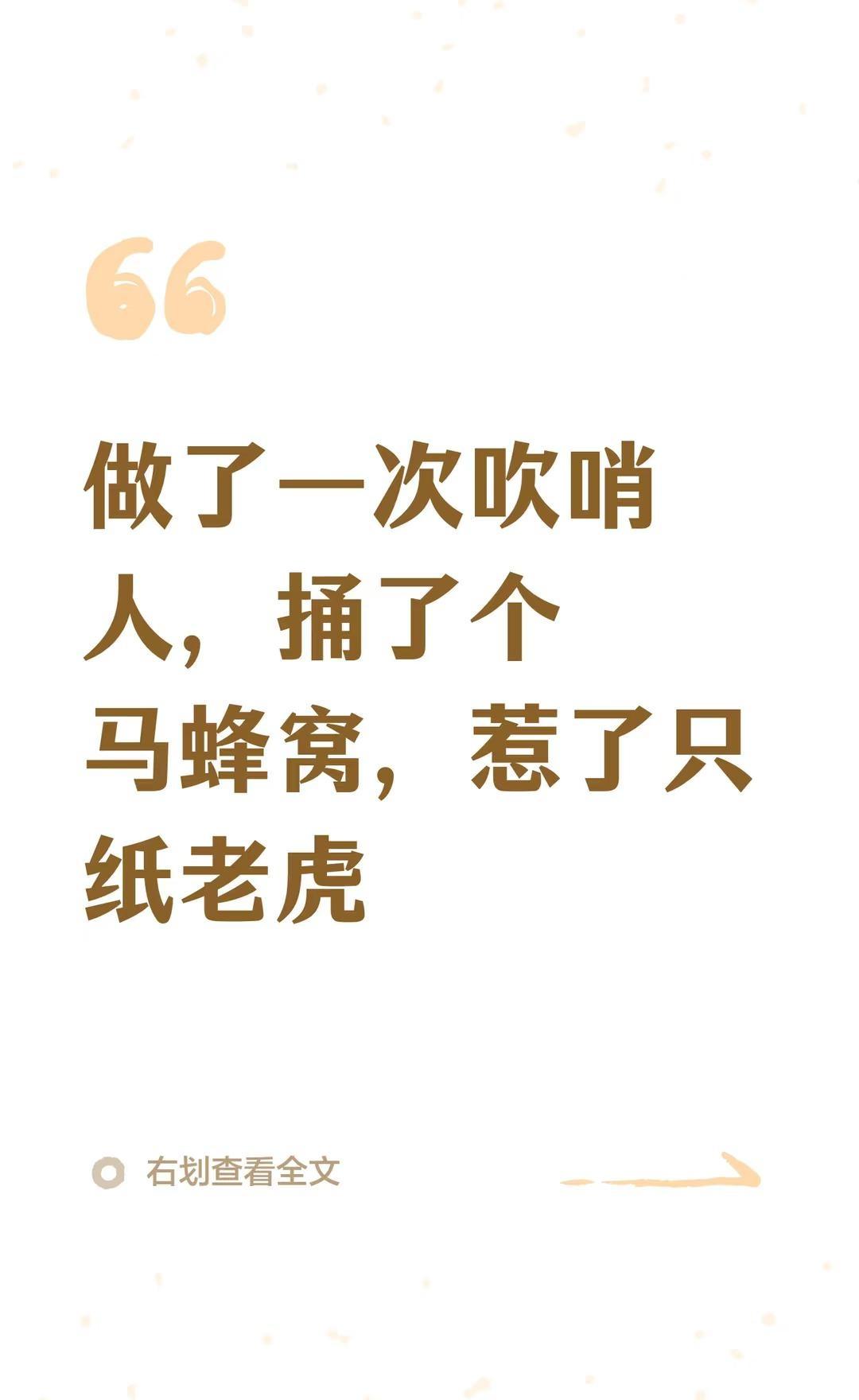 做了一次吹哨人，捅了个马蜂窝，惹了只纸老虎不知道此文能否发表出去，希望还行业和