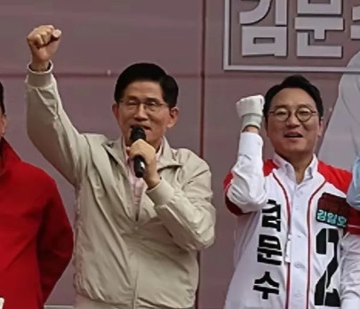 韩国竞选总统的结果马上就要出来了，再过几天就知道谁会胜出。这时候，国民力量党的金