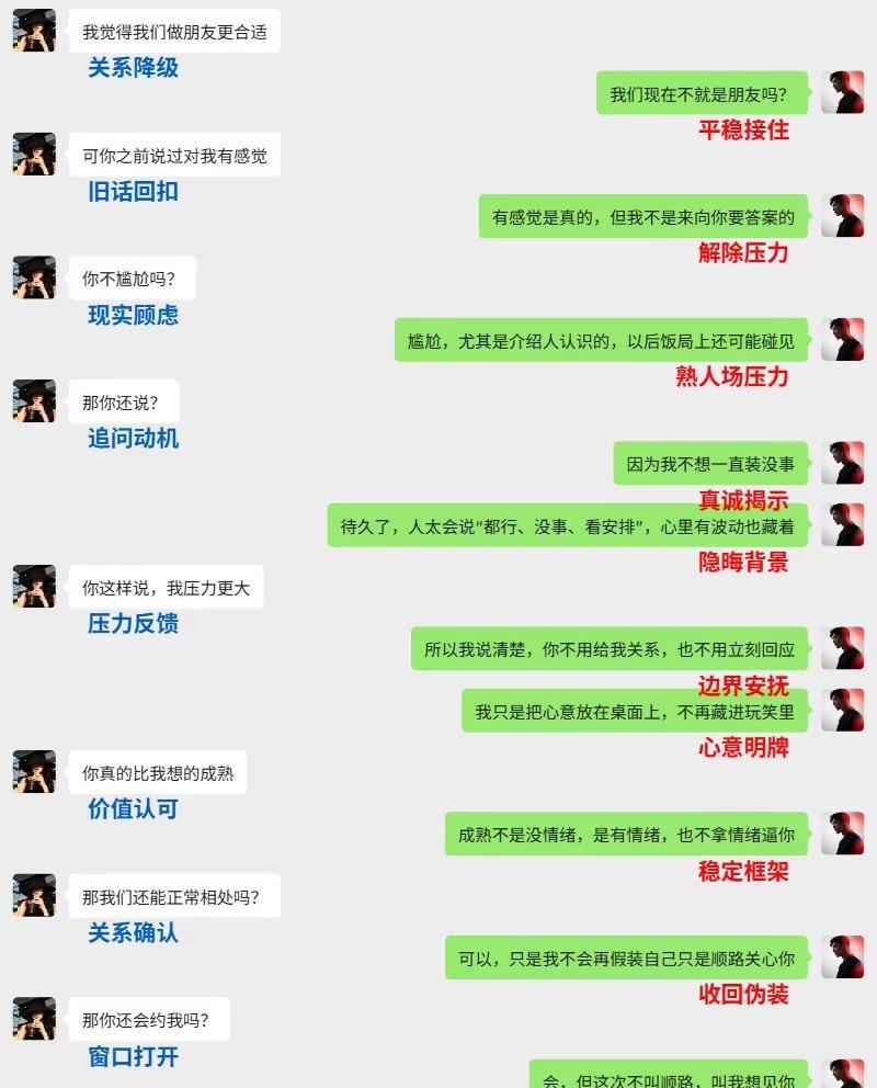 暧昧女生想做朋友，先别急着撤退。恋爱聊天技巧高情商聊天技巧强者思维逻辑