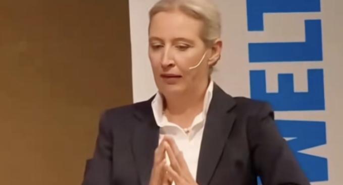 故意招惹正在崛起的中国十分愚蠢，德国选择党主席魏德尔对此看的很透。她看中国，直