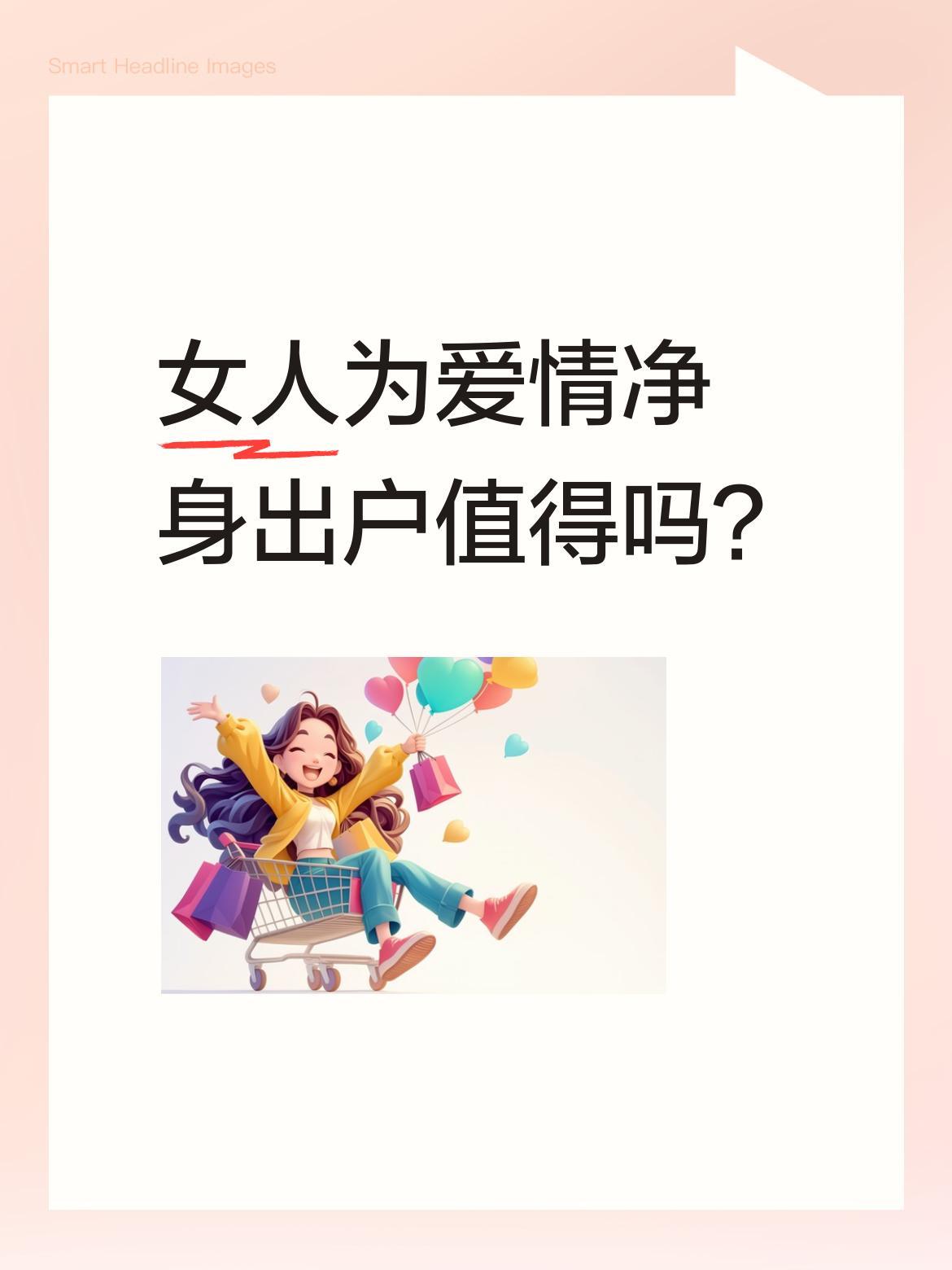 女人为爱情净身出户值得吗？刚离婚的女人，把房子、车子、存款和生意股份全留给前夫