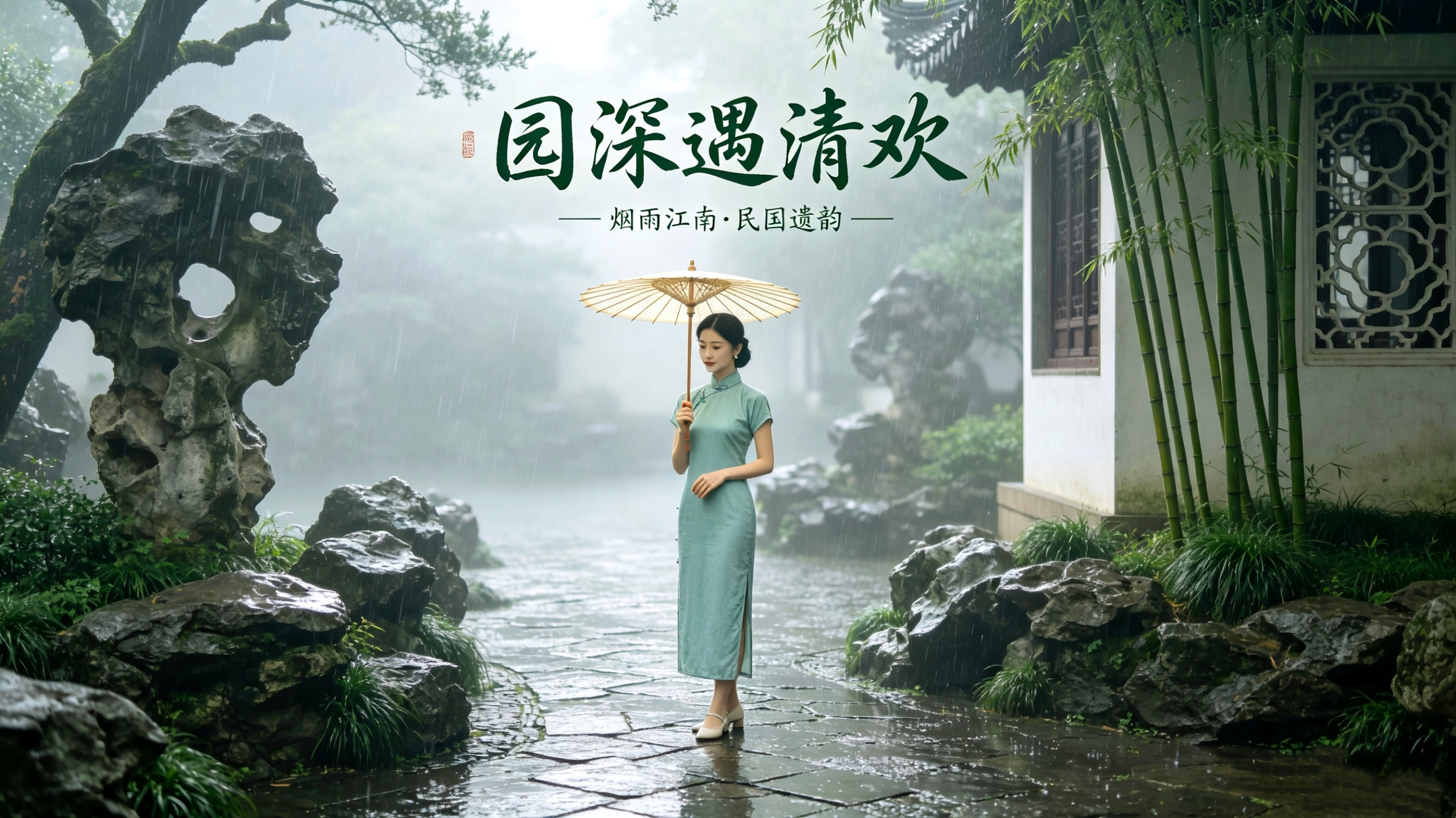 微小说大赛迷你短篇青春札记《园深遇清欢》沈清绾着一身素色民国旗袍，只身赴一场姑苏