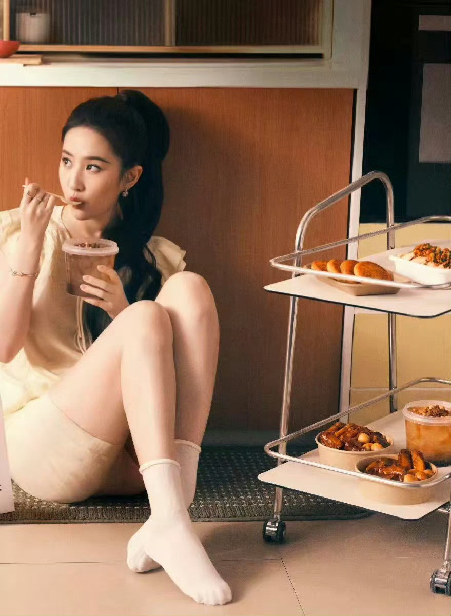 刘亦菲，小白袜，甜美怡人