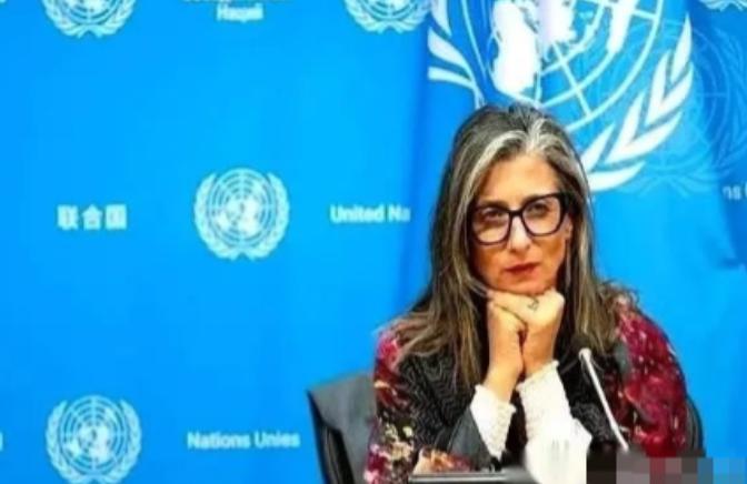 联合国里，终于来了个狠人。一个叫阿尔巴内塞的女人，当着全世界的面，把一份报告直