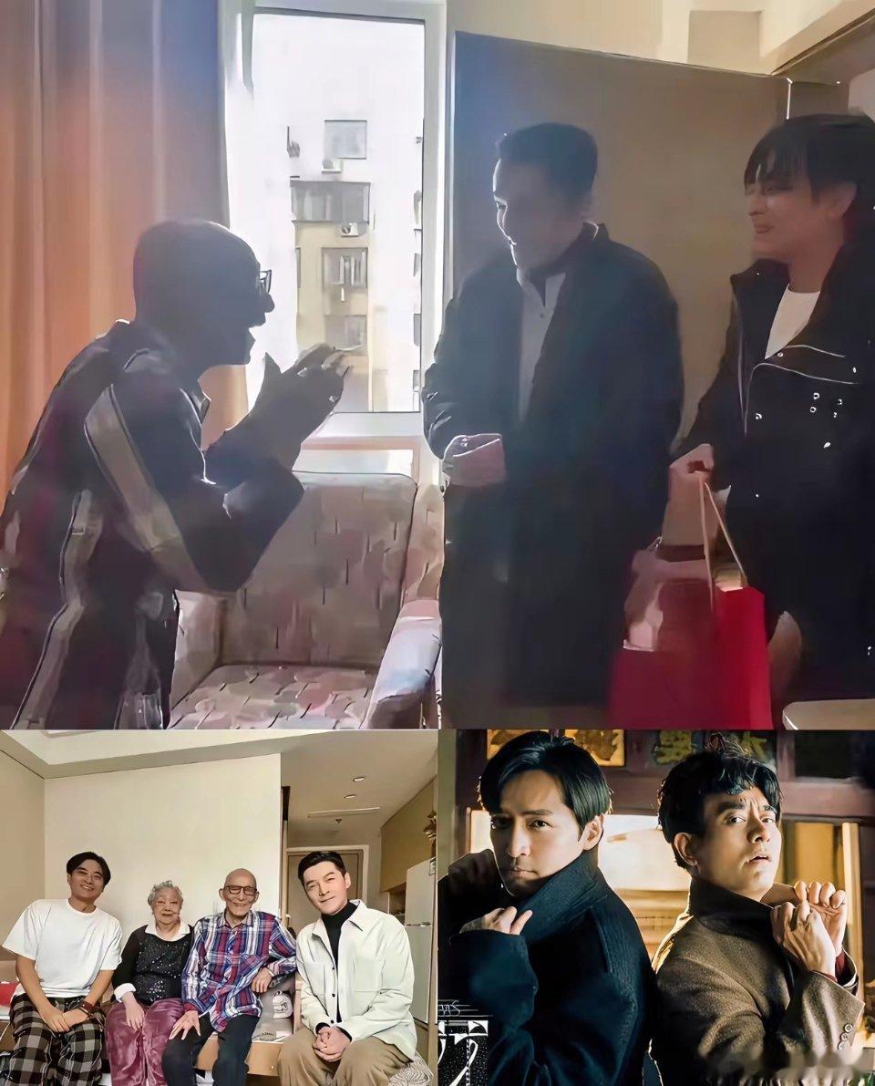 胡歌和陈龙，对游本昌是真的好。2024年大年初一，胡歌约上陈龙一同前去养老公寓，